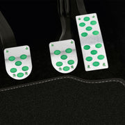 Set di coperture per pastiglie freno a pedale per auto con cambio automatico antiscivolo piccolo luminoso 3 in 1, 3 in 1