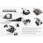 Supporto per cellulare con supporto per cruscotto con clip per auto, Car Clip Dashboard