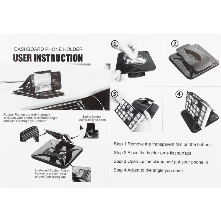Supporto per cellulare con supporto per cruscotto con clip per auto, Car Clip Dashboard