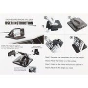 Supporto per cellulare con supporto per cruscotto con clip per auto, Car Clip Dashboard