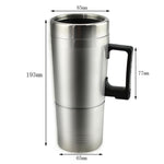 Bollitore elettrico auto 12V acciaio inox 300ml