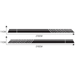 Adesivo decorativo auto in PVC 210x11 cm