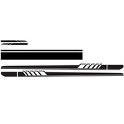 Adesivo decorativo per auto in PVC con cappuccio a strisce per styling auto 5 in 1, D-935