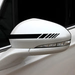Adesivo decorativo auto in PVC con cappuccio a strisce