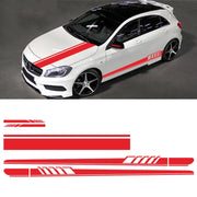 Adesivo decorativo per auto in PVC con cappuccio a strisce per styling auto 5 in 1, D-935