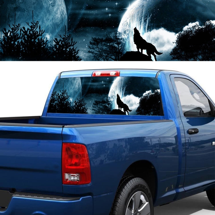 Adesivo decorativo per lunotto auto Wolverine 147x46 cm
