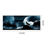 Adesivo decorativo per lunotto auto Wolverine 147x46 cm