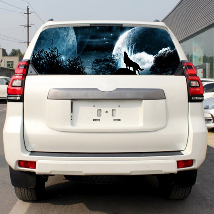 Adesivo decorativo per lunotto auto Wolverine 147x46 cm
