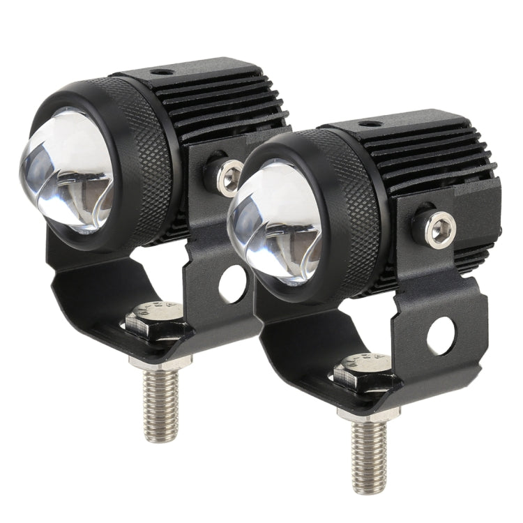 2 pezzi DC9-36V / 20W / 6000K / 3000K / 2000LM Fari / fendinebbia a doppio colore per motocicli, 20W