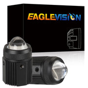 2 pezzi DC9-36V / 20W / 6000K / 3000K / 2000LM Fari / fendinebbia a doppio colore per motocicli, 20W
