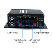 AK170 Mini amplificatore HIFI per auto Audio DC 12V, AK170