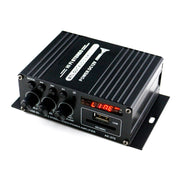 AK370 Amplificatore audio HIFI Bluetooth per uso domestico/auto da 12 V con telecomando, AK370