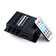 AK370 Amplificatore audio HIFI Bluetooth per uso domestico/auto da 12 V con telecomando, AK370
