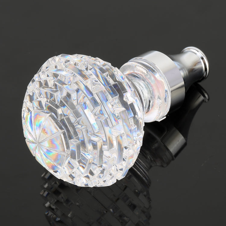 Pomello del cambio universale per testa ingranaggi in cristallo a forma di nido per auto con luce, 4