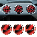 Adesivo decorativo in fibra di carbonio per Ford Mustang