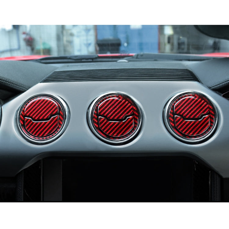 Adesivo decorativo in fibra di carbonio per Ford Mustang