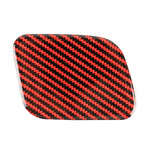 Adesivo decorativo per scatola portaoggetti del sedile di guida principale in fibra di carbonio per auto per Ford Mustang, Main Driving Seat Storage Box