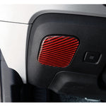 Adesivo decorativo per scatola portaoggetti del sedile di guida principale in fibra di carbonio per auto per Ford Mustang, Main Driving Seat Storage Box
