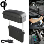 Caricatore wireless Qi universale per auto con tappetino in pelle