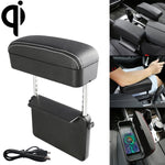 Caricatore wireless Qi universale per auto con tappetino in pelle