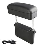 Caricatore wireless Qi universale per auto con tappetino in pelle