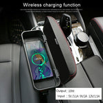 Caricatore wireless Qi universale per auto con tappetino in pelle