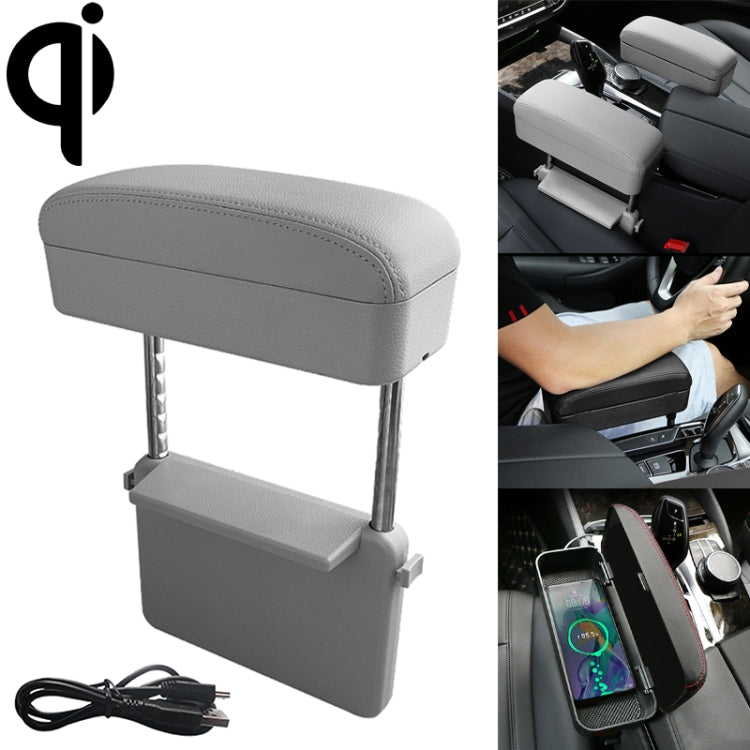 Caricatore wireless Qi universale per auto con tappetino in pelle