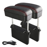 Caricatore wireless Qi universale per auto con cuscino bracciolo