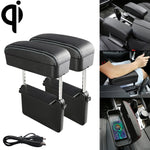 Caricatore wireless Qi universale per auto con cuscino bracciolo