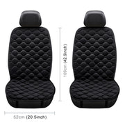 Copricuscino riscaldatore per sedile anteriore per auto 12V Copri scaldabagno invernale riscaldato caldo, doppio sedile, 12V Double Seat (Black), 21V Double Seat (Coffee), 12V Double Seat (Beige), 12V Double Seat (Red)