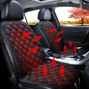 Copricuscino riscaldatore per sedile anteriore per auto 12V Copri scaldabagno invernale riscaldato caldo, doppio sedile, 12V Double Seat (Black), 21V Double Seat (Coffee), 12V Double Seat (Beige), 12V Double Seat (Red)