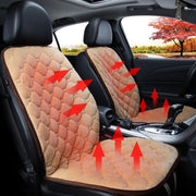 Copricuscino riscaldatore per sedile anteriore per auto 12V Copri scaldabagno invernale riscaldato caldo, doppio sedile, 12V Double Seat (Black), 21V Double Seat (Coffee), 12V Double Seat (Beige), 12V Double Seat (Red)