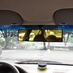 Specchietto retrovisore interno per camion per auto, occhiali antiriflesso abbaglianti, dimensioni: 30 * 7,5 * 3,5 cm, Size: 30x7.5cm