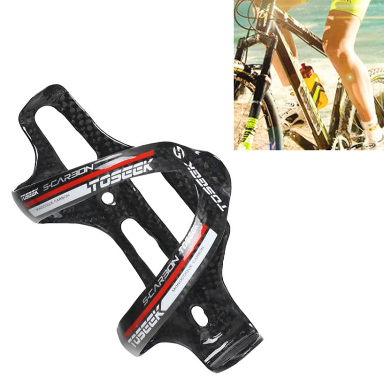 Portaborraccia per bicicletta da strada TOSEEK lucido interamente in fibra di carbonio, Gloss (Yellow), Gloss (Green), Gloss (Grey), Gloss (Blue), Gloss (Red)