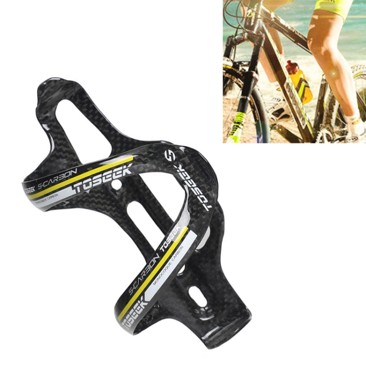 Portaborraccia per bicicletta da strada TOSEEK lucido interamente in fibra di carbonio, Gloss (Yellow), Gloss (Green), Gloss (Grey), Gloss (Blue), Gloss (Red)