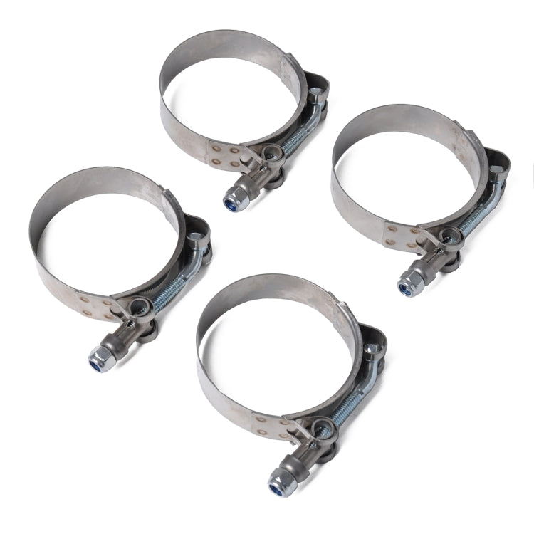 4 fascette stringitubo in acciaio inox 95-103 mm