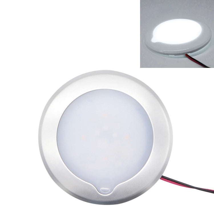 Lampada da soffitto a cupola LED DC 9-30V 4.5W 3000-3300K IP67 Marine RV dimmerabile 150mm, con touch control, 150mm LED Dome Light, 150mm LED Dome Light(White Light)