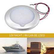 Lampada da soffitto a cupola LED DC 9-30V 4.5W 3000-3300K IP67 Marine RV dimmerabile 150mm, con touch control, 150mm LED Dome Light, 150mm LED Dome Light(White Light)