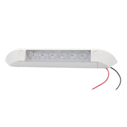 Lampada da soffitto a cupola per scale a LED impermeabile DC 12V 2.6W 6000K IP67 per camper marino, base in lega di alluminio, Aluminum Alloy Base