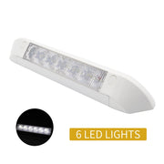 Lampada da soffitto a cupola per scale a LED impermeabile DC 12V 2.6W 6000K IP67 per camper marino, base in lega di alluminio, Aluminum Alloy Base