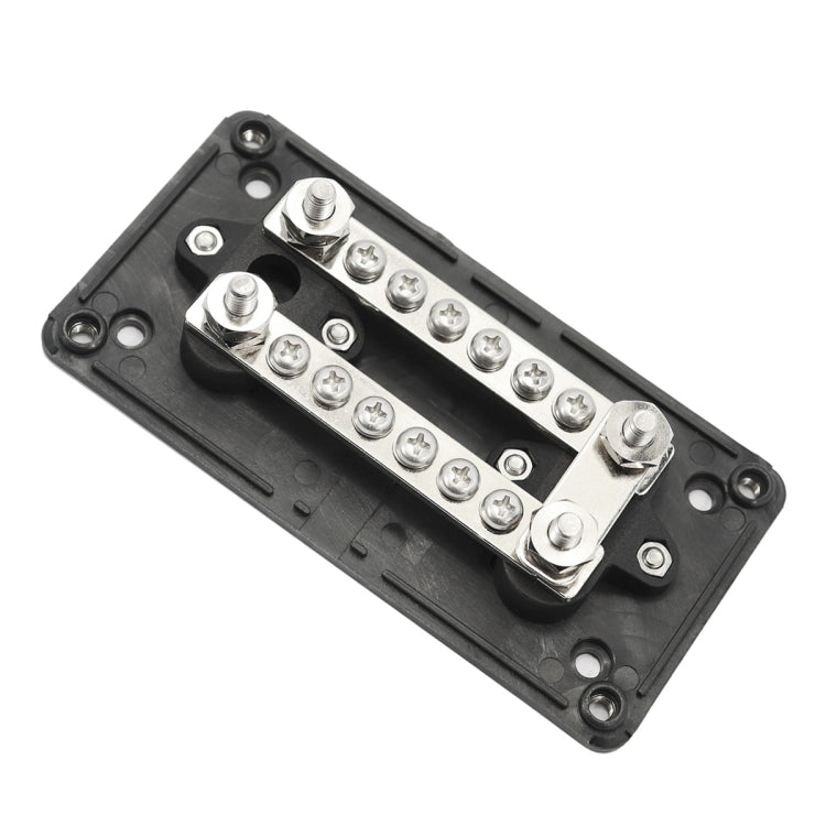Barra collettrice di design per moduli per carichi pesanti DC 48V 100A max 4 M6 / 12 M4 Terminal Stud Barra collettrice per auto / camper / barca, 100A