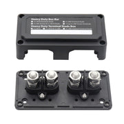 Max DC 48V 200A Modulo per carichi pesanti Design Bus Bar 4 M10 Terminal Stud Box Busbar per auto / camper / barca, 200A