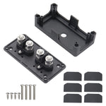 Max DC 48V 200A Modulo per carichi pesanti Design Bus Bar 4 M10 Terminal Stud Box Busbar per auto / camper / barca, 200A