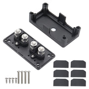 Max DC 48V 200A Modulo per carichi pesanti Design Bus Bar 4 M10 Terminal Stud Box Busbar per auto / camper / barca, 200A