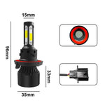 Lampade LED per fari auto H13 9008 36V 25W 6000K IP68