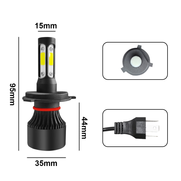 Lampade LED per fari auto H4 HB2 9003 36V 25W 6000K