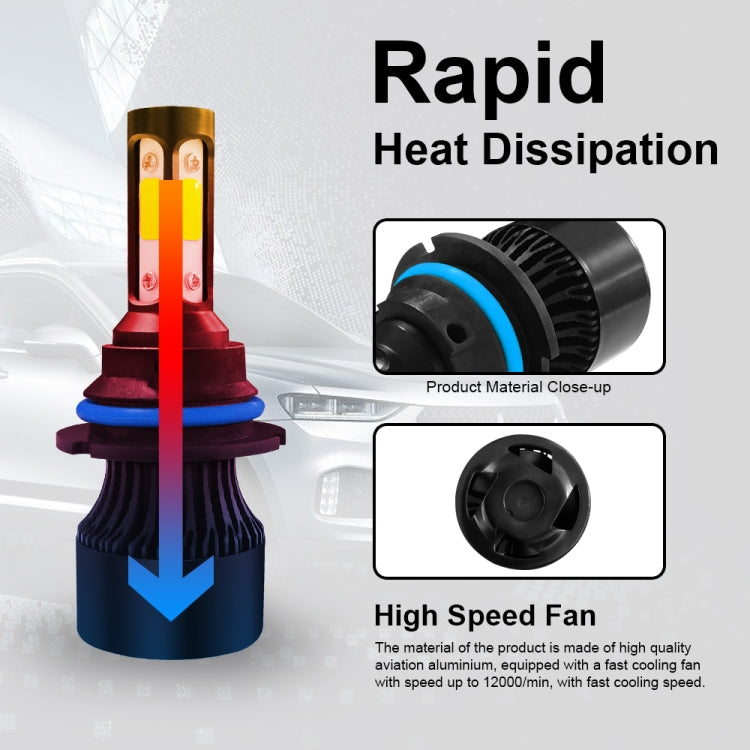 Lampade LED per fari auto 9004 HB1 25W 6000K 2500LM IP68