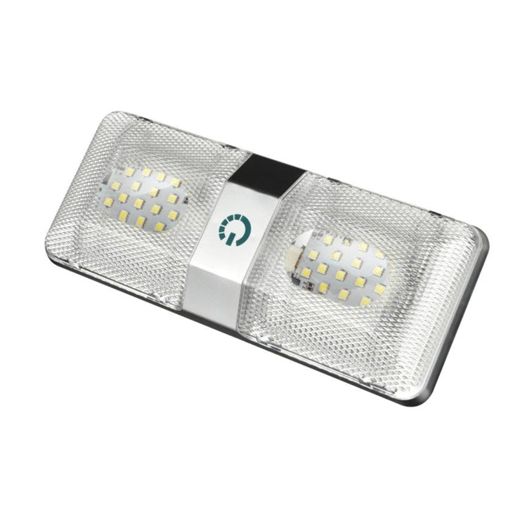 D4376D DC11-18V 6W 6000-6500K IP50 48LED SMD-5050 Lampada da soffitto a LED dimmerabile per camper marino, con controllo touch, D4376D