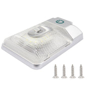 D4376S DC11-18V 3.6W 6000-6500K IP50 24LED SMD-5050 Lampada da soffitto a LED dimmerabile per camper marino, con controllo touch, D4376S