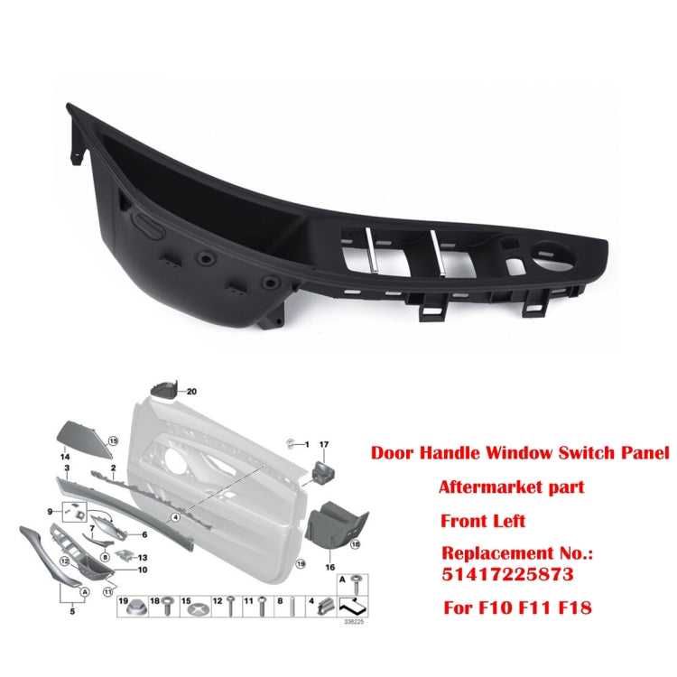Pannello interruttori porta anteriore sinistra per BMW Serie 5